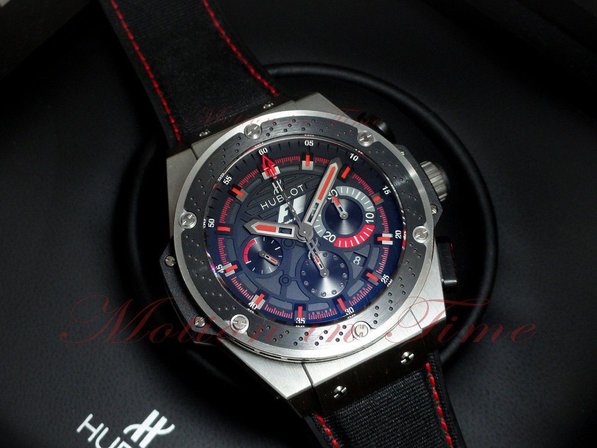 【视频评测V6厂宇舶仿表】Hublot Big Bang King Power F1 Zirconium 703.ZM.1123.NR限量版腕表 / YB071