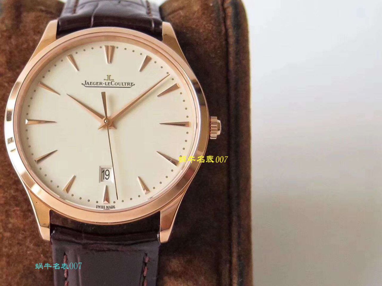 ZF厂超薄臻品【极简主义 超薄设计】复刻手表厂家积家Jaeger-LeCoultre MASTER ULTRA THIN超薄大师系列腕表系列 / JJ138