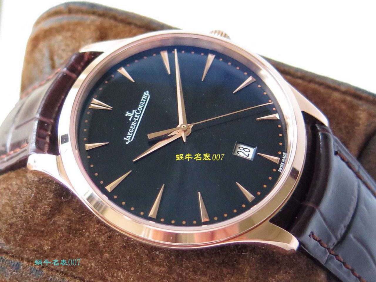 ZF厂超薄臻品【极简主义 超薄设计】复刻高仿手表厂家积家Jaeger-LeCoultre MASTER ULTRA THIN超薄大师系列腕表系列 / JJ138