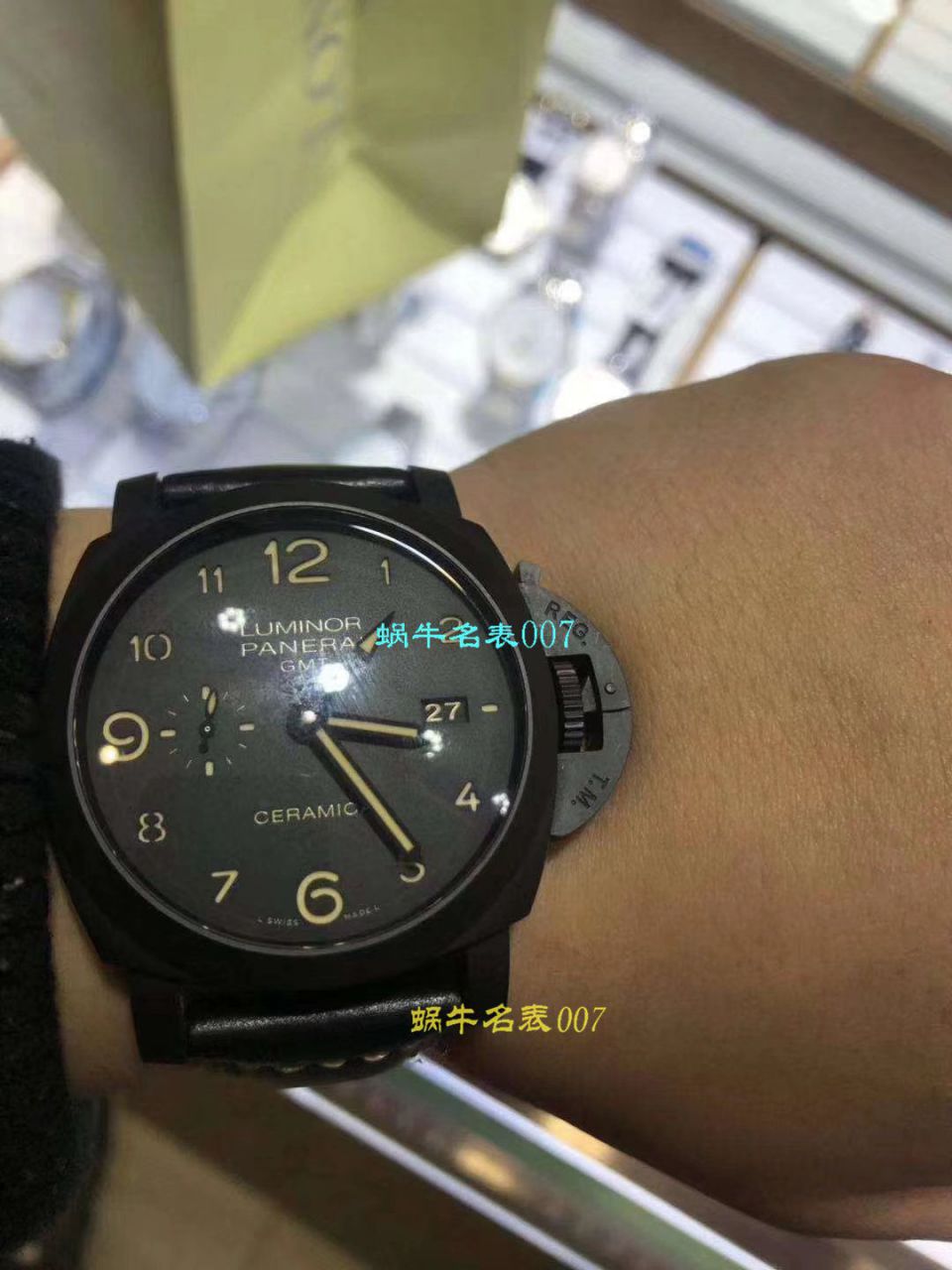 视频评测沛纳海LUMINOR 1950系列PAM00438腕表一比一复刻【VS出品沛纳海PAM00438手表V2版本】 