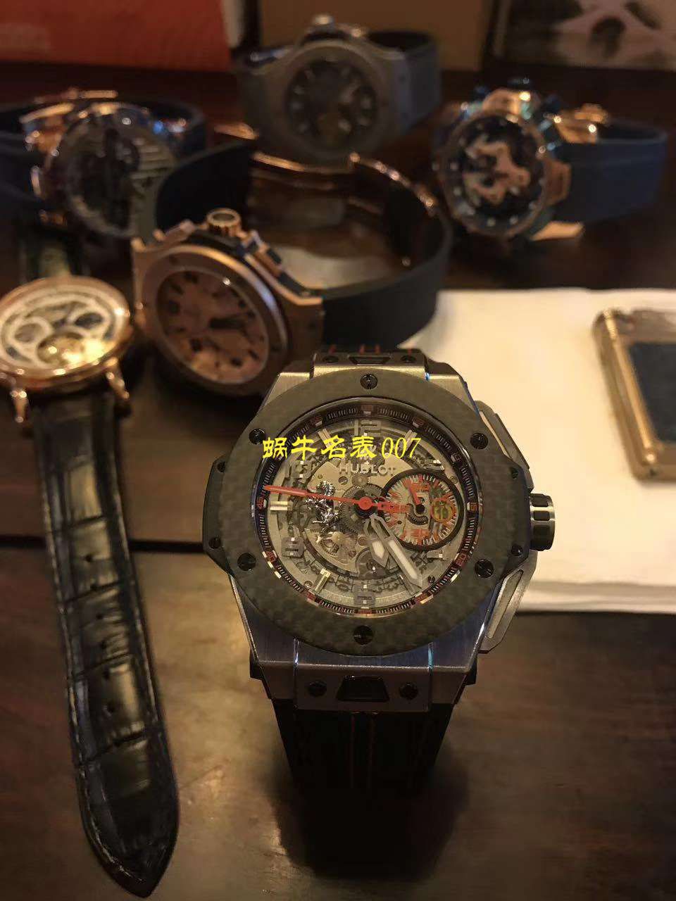 【视频评测V6出品】Hublot Big Bang Ferrari Titanium F3系列 宇舶法拉利401.NQ.0123.VR腕表 