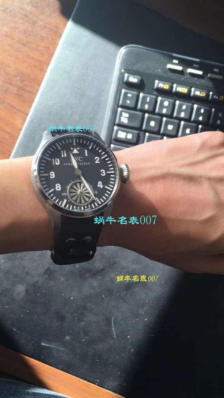 【独家视频测评】【KW厂1:1高仿手表】万国飞行员IW500301涡轮大飞男士机械手表 