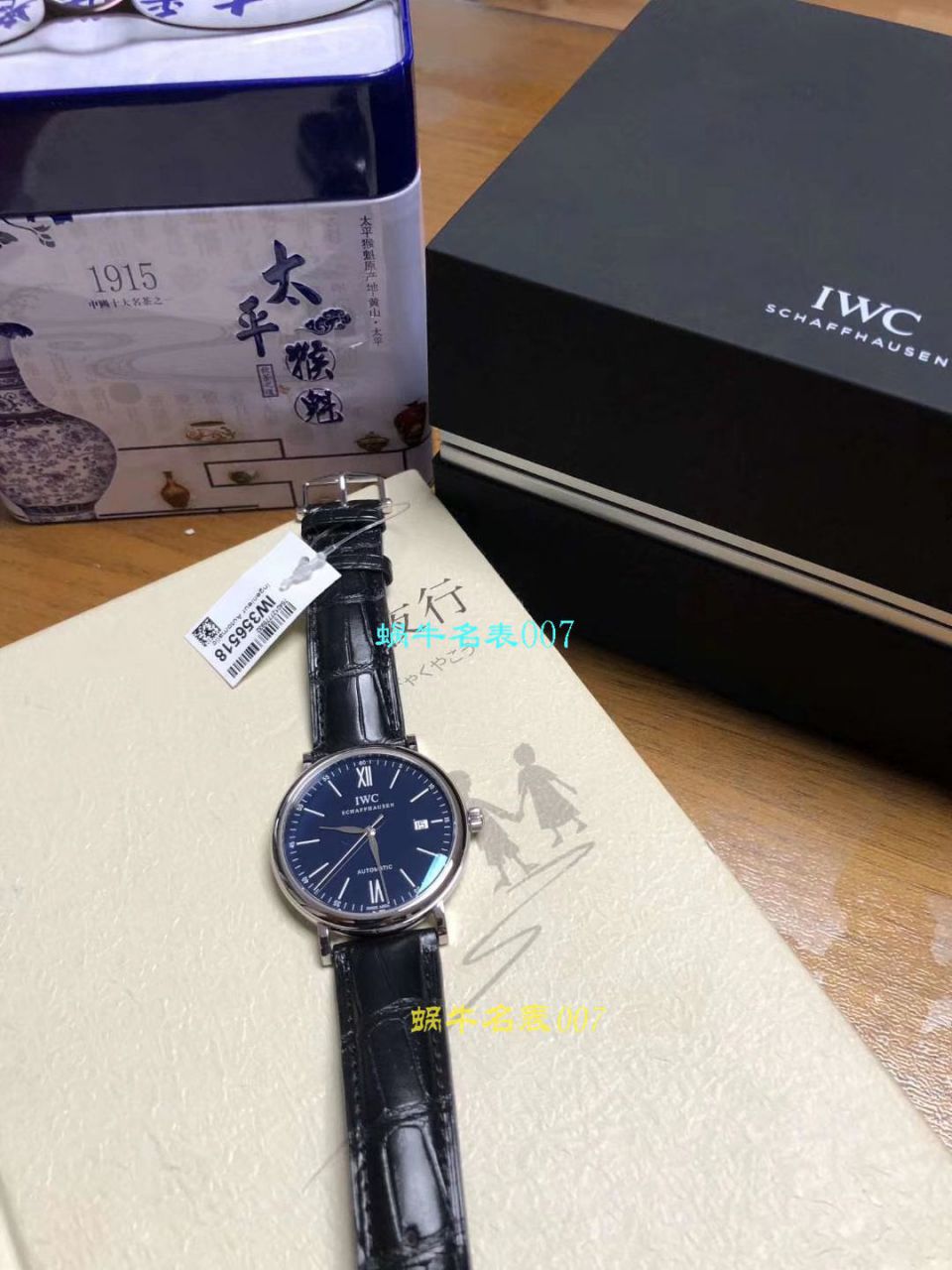 IWC万国表柏涛菲诺系列IW356501腕表【专柜原单】渠道出口订单！原封！缺个经销商印章就是正品！ / WG195