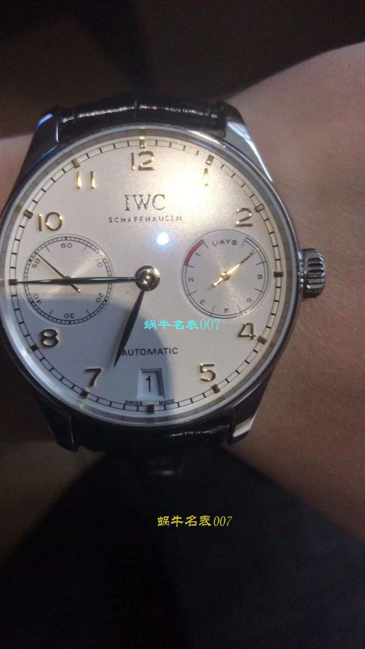 IWC万国表葡萄牙系列IW500705腕表(新款葡7)【ZF厂超A高仿万国葡七手表V5版本】 / WG256KH