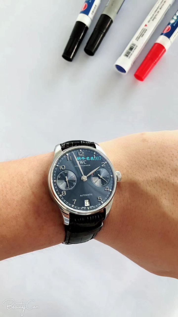 视频评测IWC万国表葡萄牙系列IW500710腕表【ZF一比一高精仿万国葡七手表】万国葡七V5最高版本新品 / WG316KL