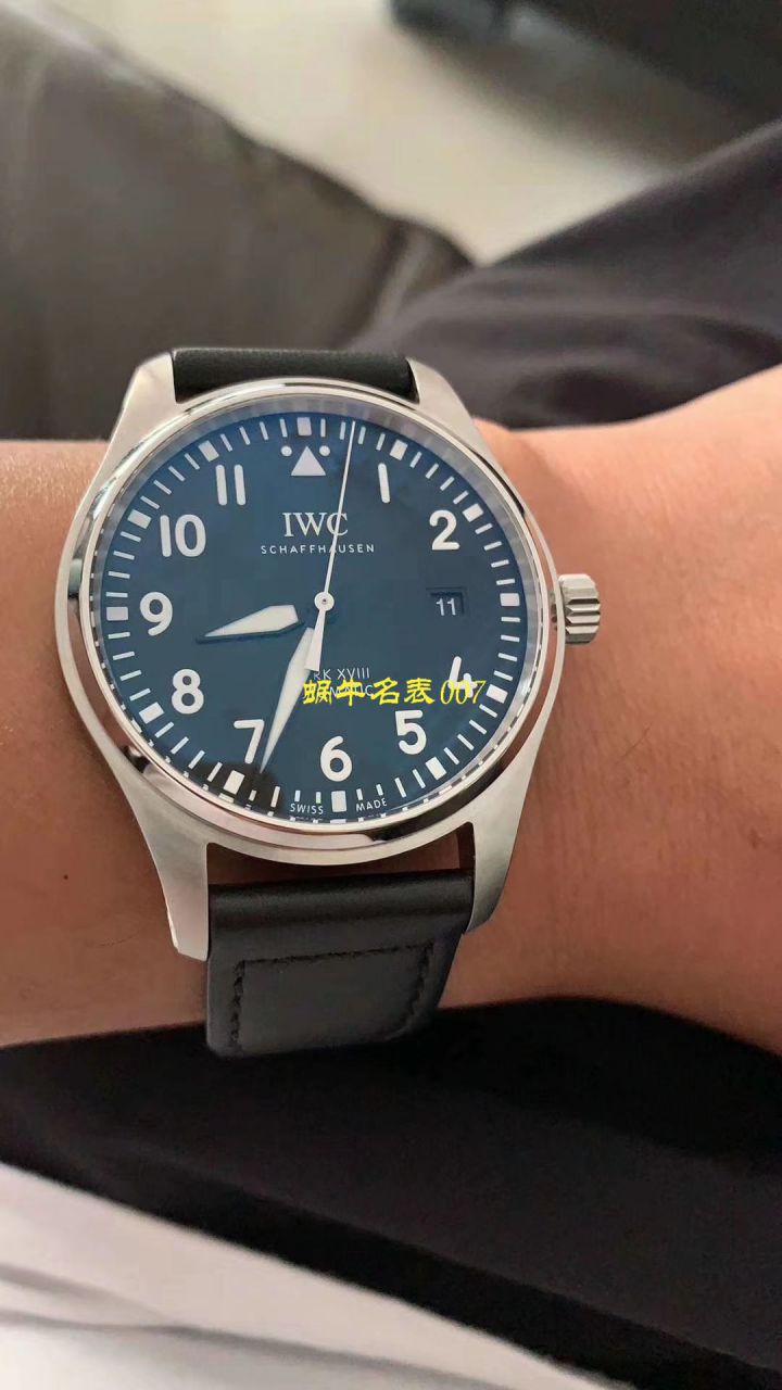 IWC万国表飞行员马克十八系列IW327002腕表【V7一比一超A精仿手表】 