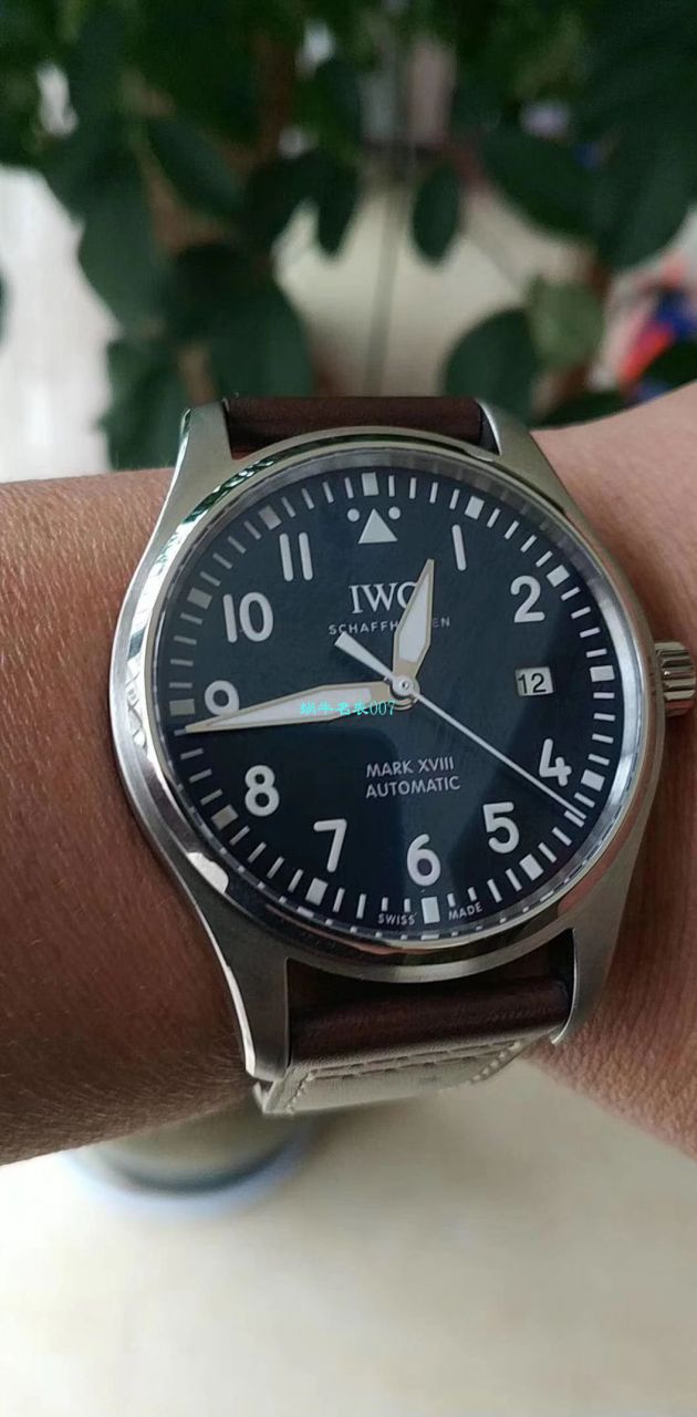 IWC万国表飞行员马克十八系列IW327002腕表【V7一比一超A精仿手表】 