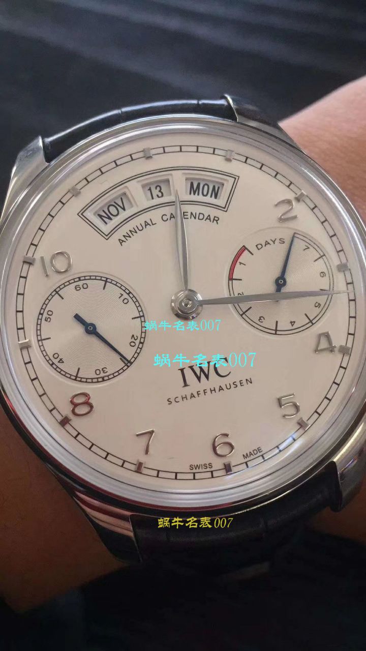 【YL厂一比一超A复刻手表】万国葡萄牙年历腕表系列IW503501万国年历腕表 / WG305