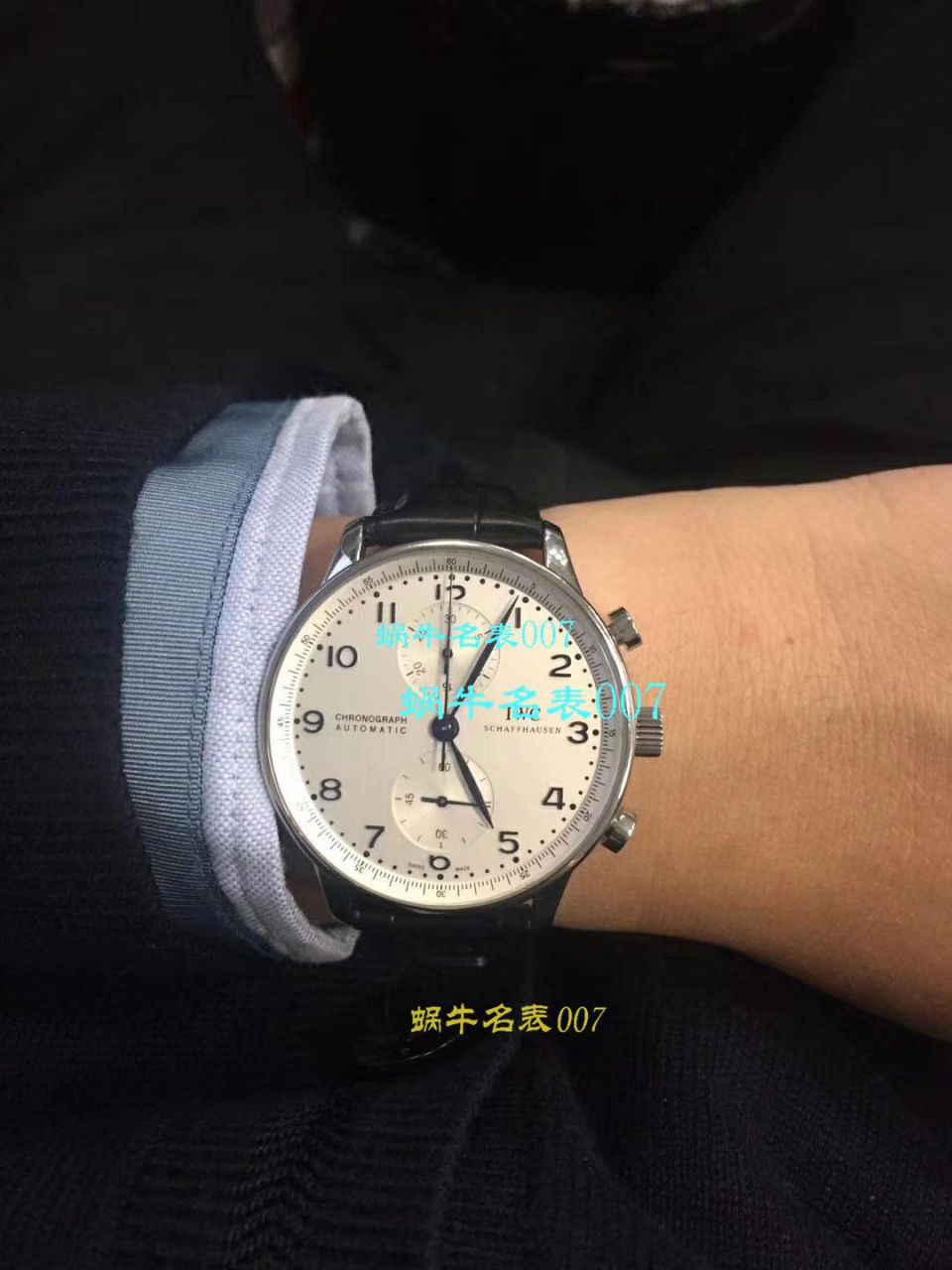 【YLV7版本一比一超A高仿手表】万国葡萄牙计时系列IW371446腕表（葡计烧钢蓝针） 