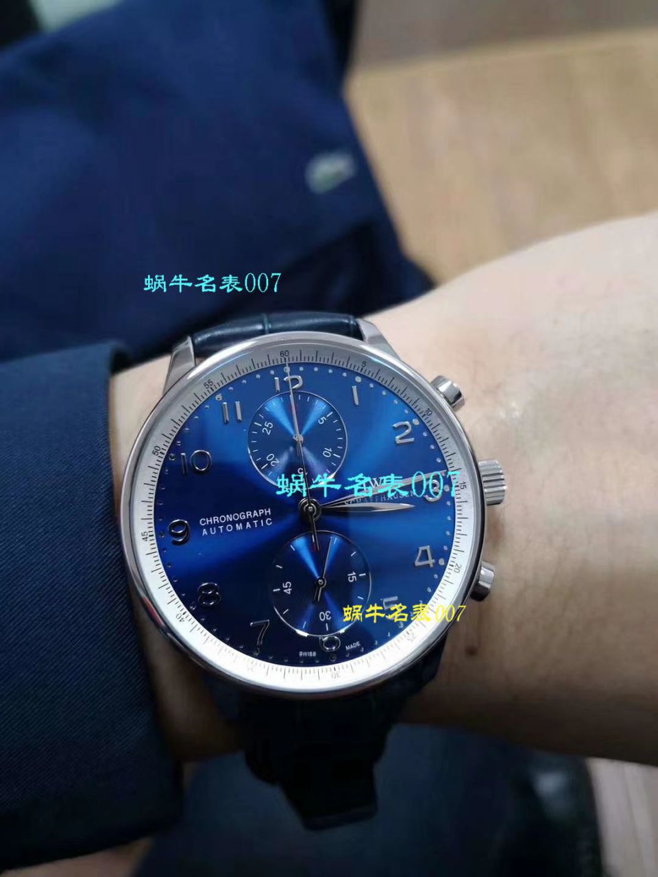 【YLV7版本一比一超A高仿手表】万国葡萄牙计时系列IW371446腕表（葡计烧钢蓝针） / WG166