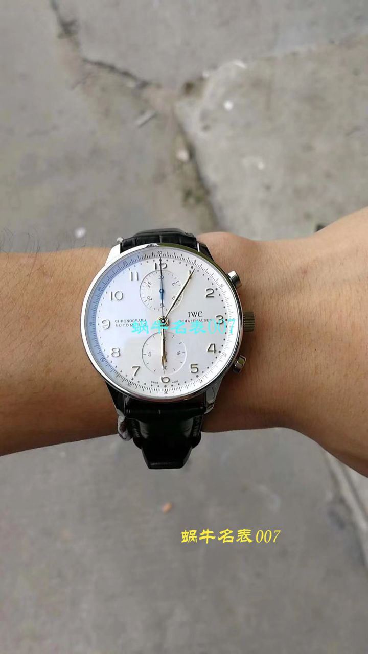 视频评测顶级复刻IWC万国表葡萄牙系列IW371491腕表【YL厂V7顶级复刻高仿版本万国葡计】 / WG315MM