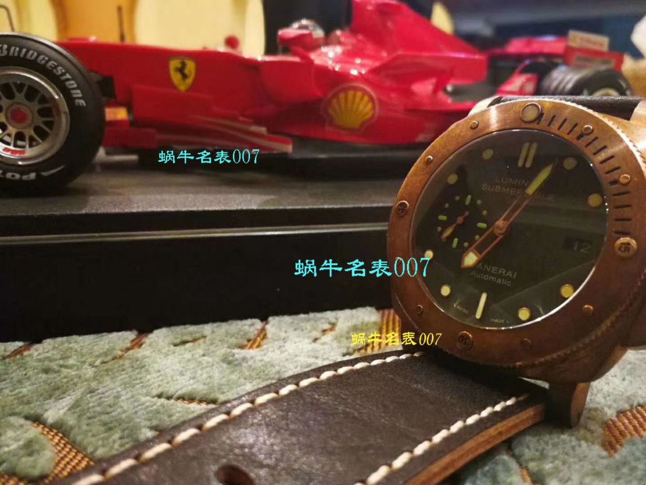 【独家视频测评VS厂顶级1:1高精仿手表】沛纳海沛纳海首款青铜战士史泰龙电影同款PAM 00382腕表 / VSPAMBF00382