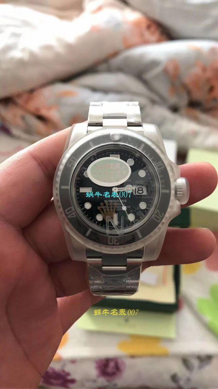 【NOOB厂V9版本904L不锈钢版本】劳力士潜航者型复刻高仿116610LV-97200 绿盘腕表(绿水鬼)、116610LN-97200 《黑水鬼》 / RCB199