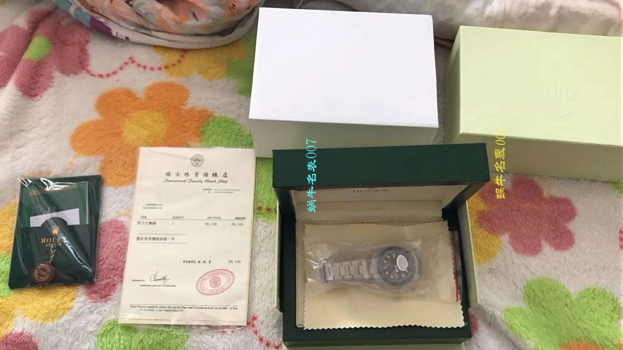 【NOOB厂V9版本904L不锈钢版本】劳力士潜航者型复刻高仿116610LV-97200 绿盘腕表(绿水鬼)、116610LN-97200 《黑水鬼》 / RCB199