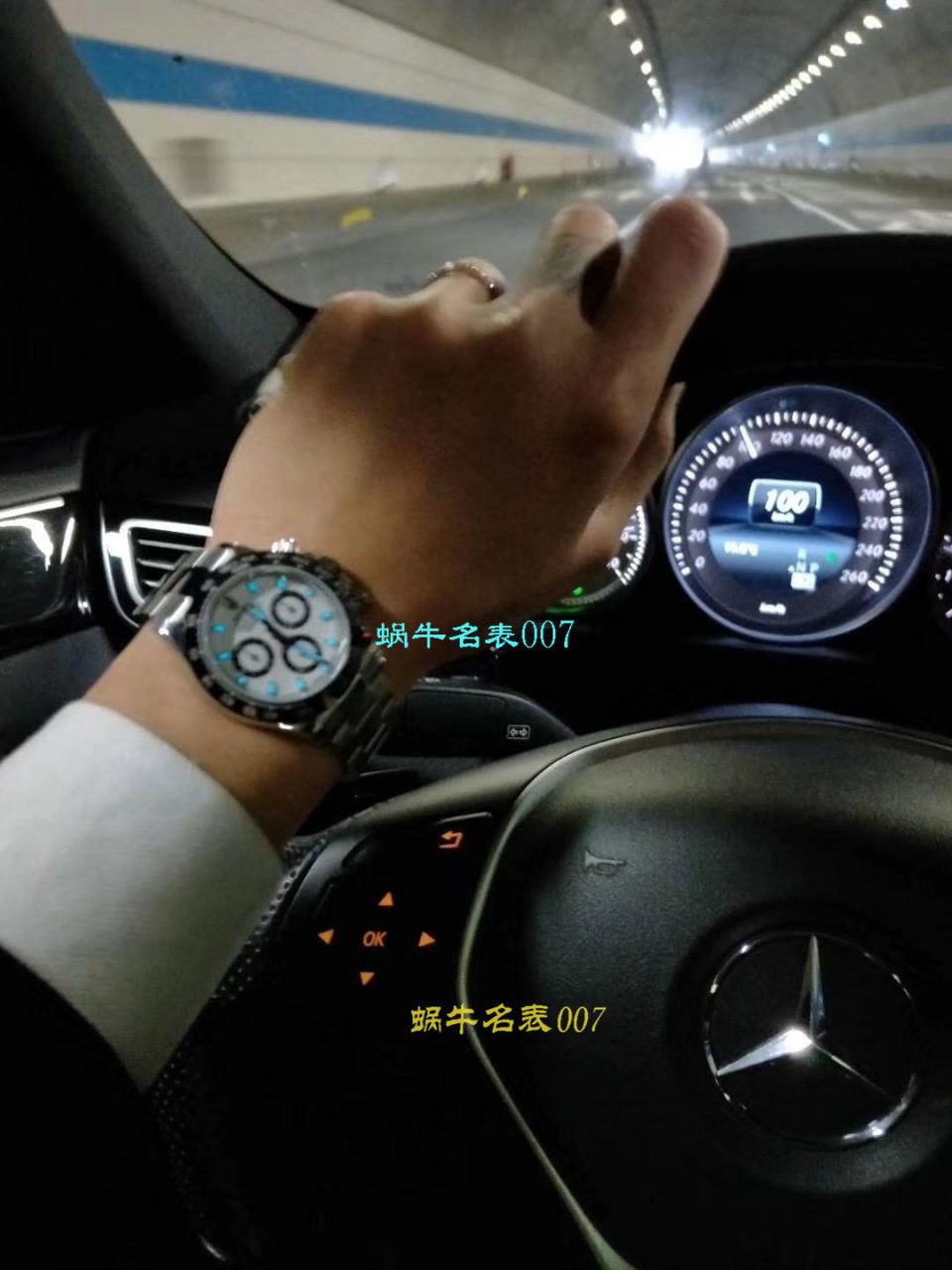 【N厂最新神作～原装结构4130】劳力士宇宙计型顶级复刻高仿迪通拿系列116520-78590 白钢迪通拿 / R217