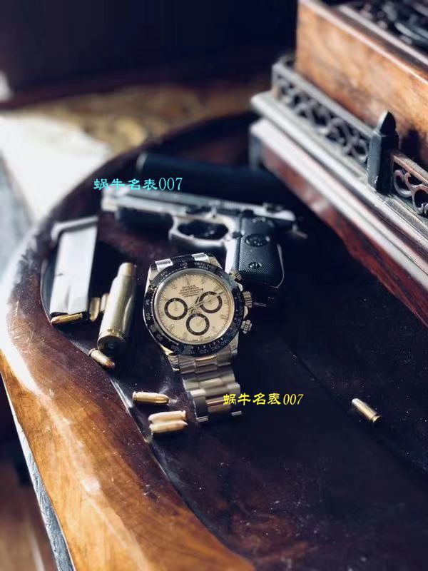 【N厂最新神作～原装结构4130迪通拿】劳力士宇宙计型迪通拿最好复刻高仿手表116520-78590 黑盘腕表(黑钢迪) / R216