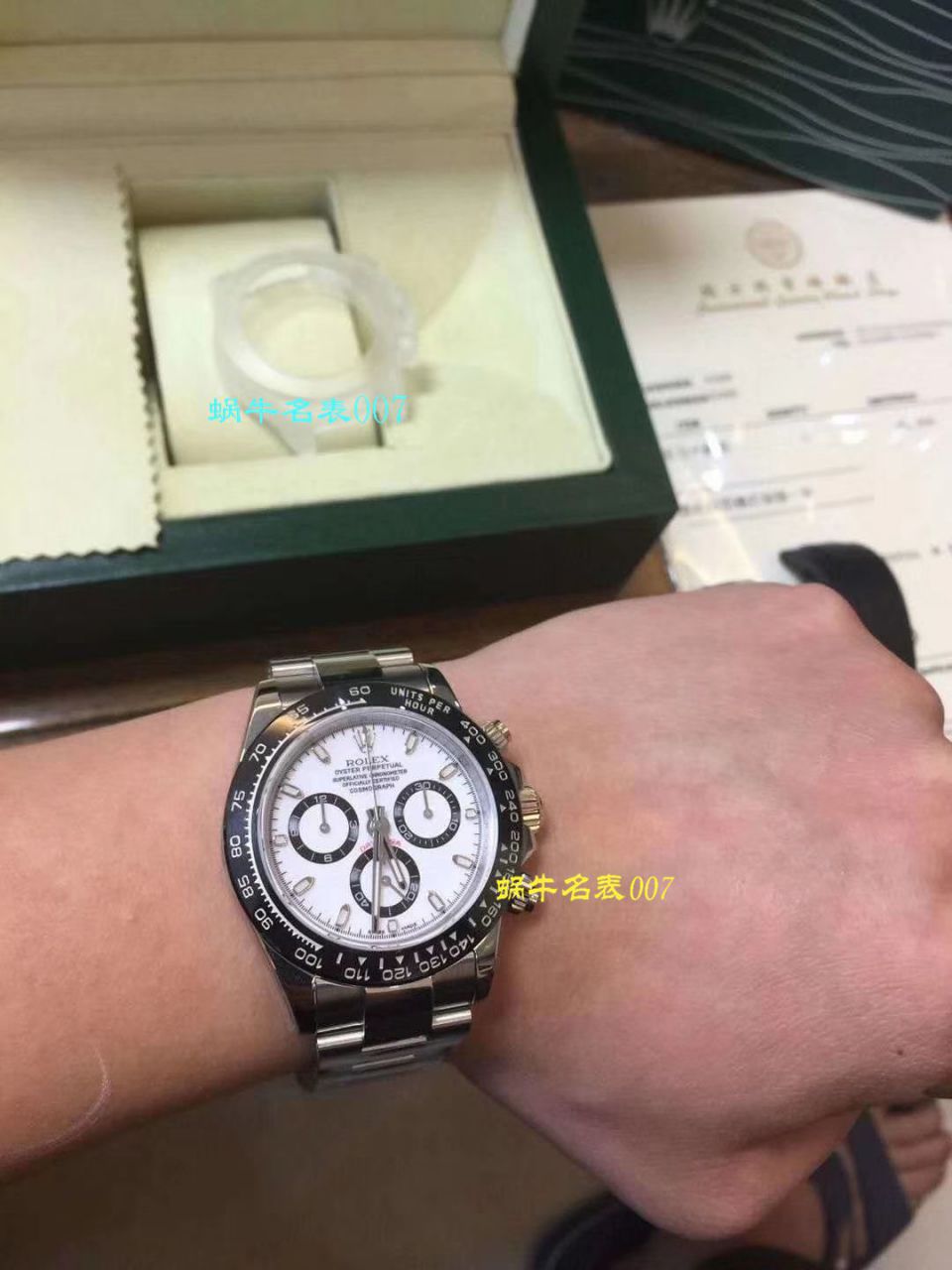 【N厂最新神作～原装结构4130迪通拿】一比一复刻高仿116500LN-78590陶瓷圈黑盘机械手表 / R218