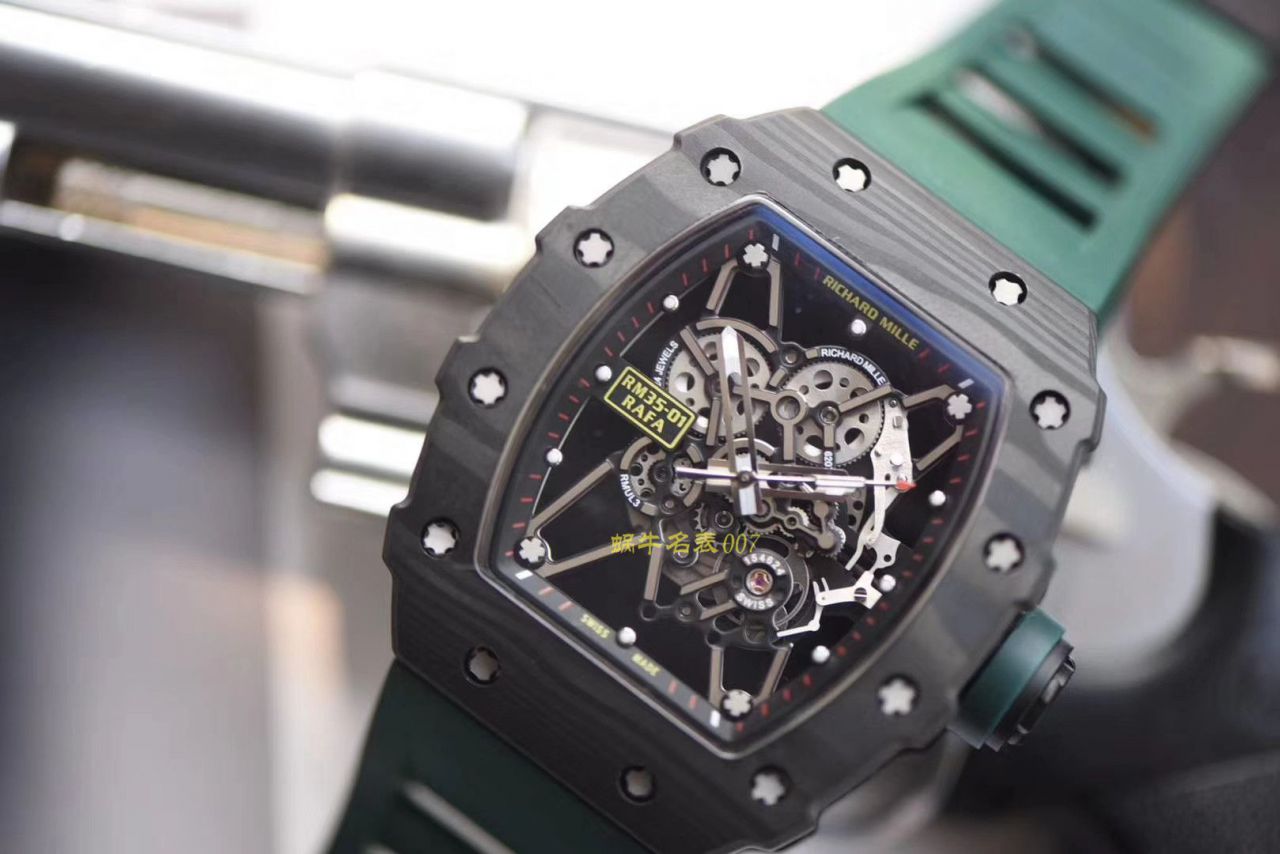 Richard Mille 理查德米勒男士系列RM 35-01，RM 35-02新配色绿带款（KV出品） / KV035 02