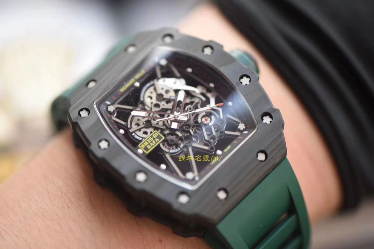 Richard Mille 理查德米勒男士系列RM 35-01，RM 35-02新配色绿带款（KV出品） 