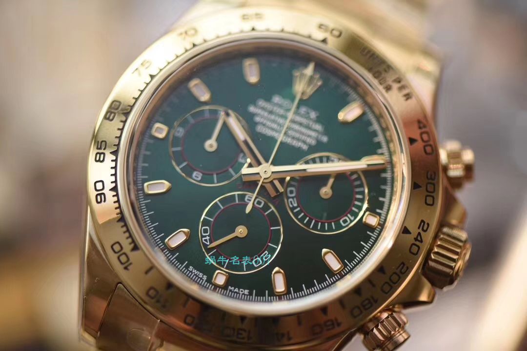 【AR厂Rolex复刻手表】劳力士宇宙计型迪通拿系列116508绿盘男士机械腕表 