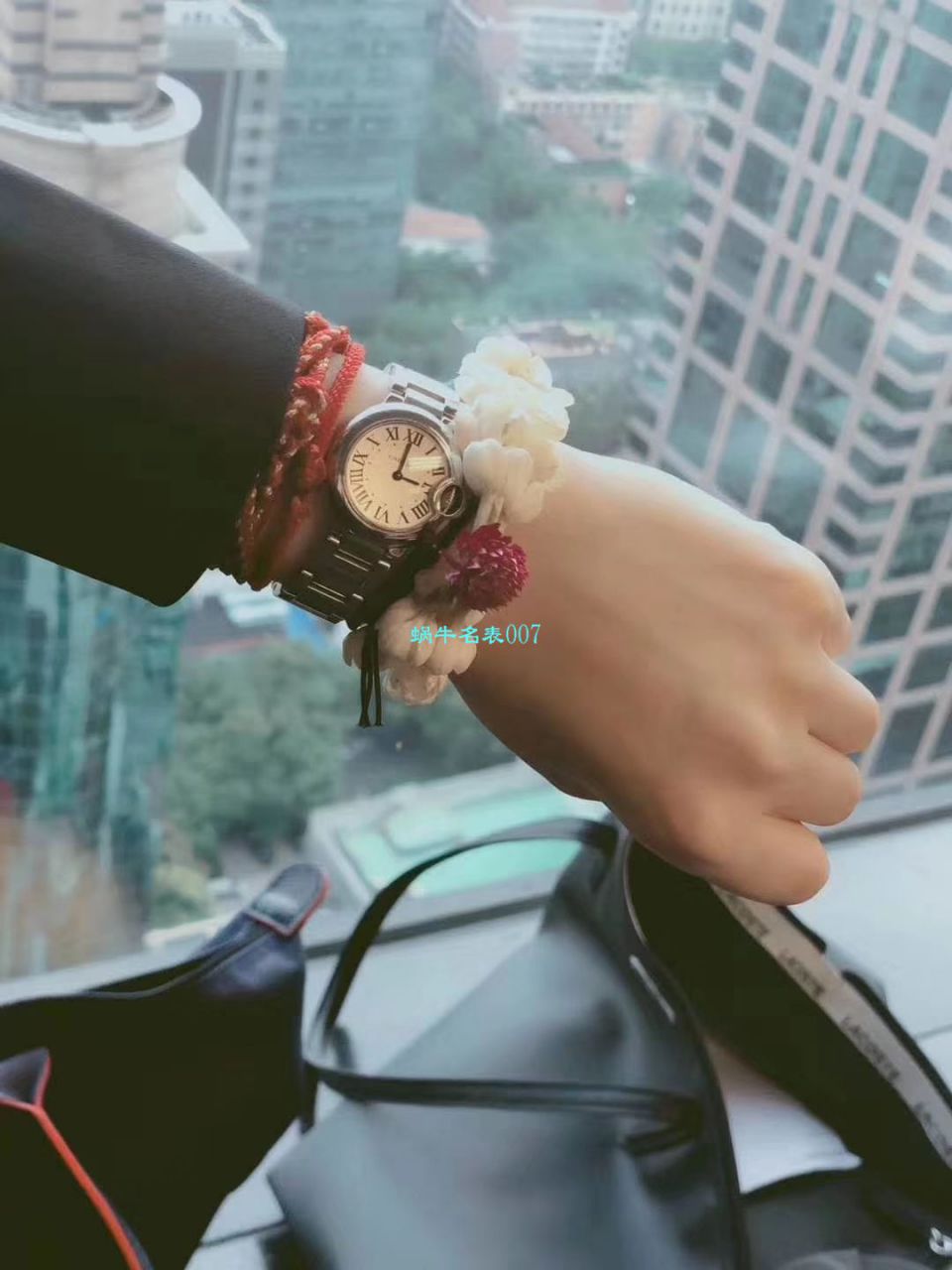 【独家视频测评V6厂一比一超A高精仿手表】卡地亚蓝气球系列小号28毫米WE902073女士石英腕表 / K063