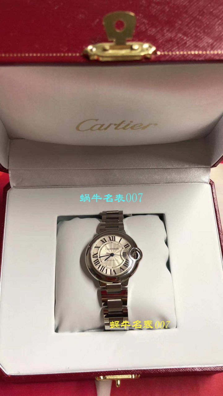 【独家视频测评HBBV6厂一比一高精仿手表】卡地亚 蓝气球系列W6920046/W6900556（36毫米）机械女表 / KDY029