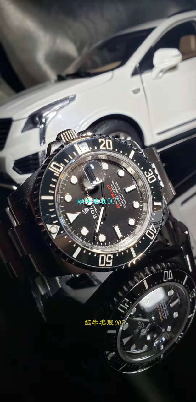 【独家视频评测AR一比一超A高仿手表】劳力士ROLEX海使型系列Rolex Sea-Dweller 50周年126600 单红43毫米腕表 / RBG194