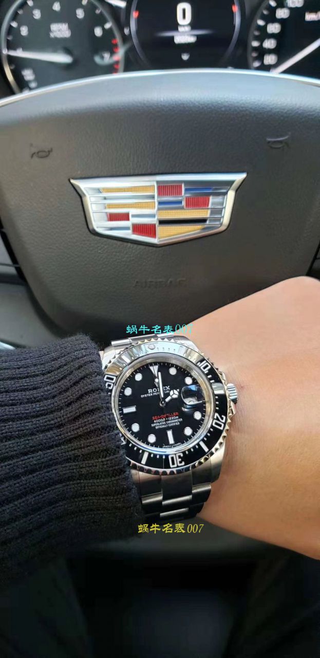 【独家视频评测AR一比一超A高仿手表】劳力士ROLEX海使型系列Rolex Sea-Dweller 50周年126600 单红43毫米腕表 / RBG194