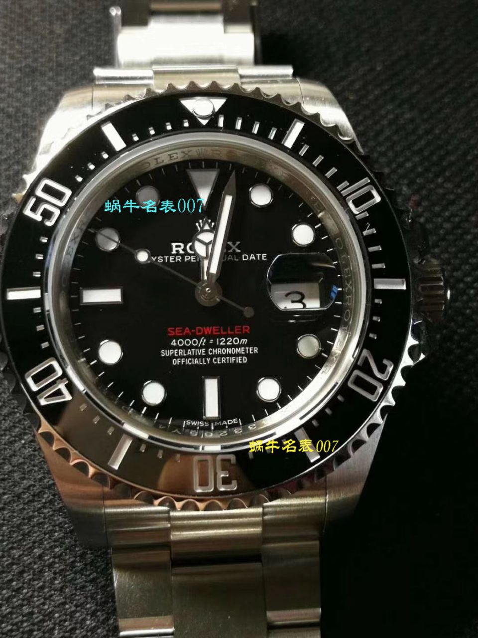 【独家视频评测AR一比一超A高仿手表】劳力士ROLEX海使型系列Rolex Sea-Dweller 50周年126600 单红43毫米腕表 / RBG194