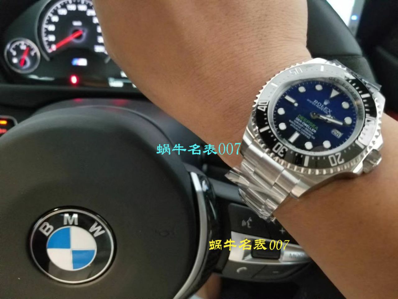【AR一比一超A高仿手表】劳力士海使型系列116660-98210 蓝盘腕表(904钢渐变蓝鬼王) 