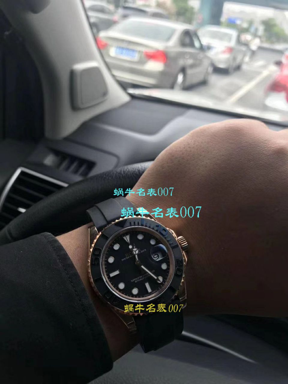 【独家视频测评NOOB厂1:1高仿手表】劳力士游艇名仕型系列116655-Oysterflex bracelet金壳腕表  