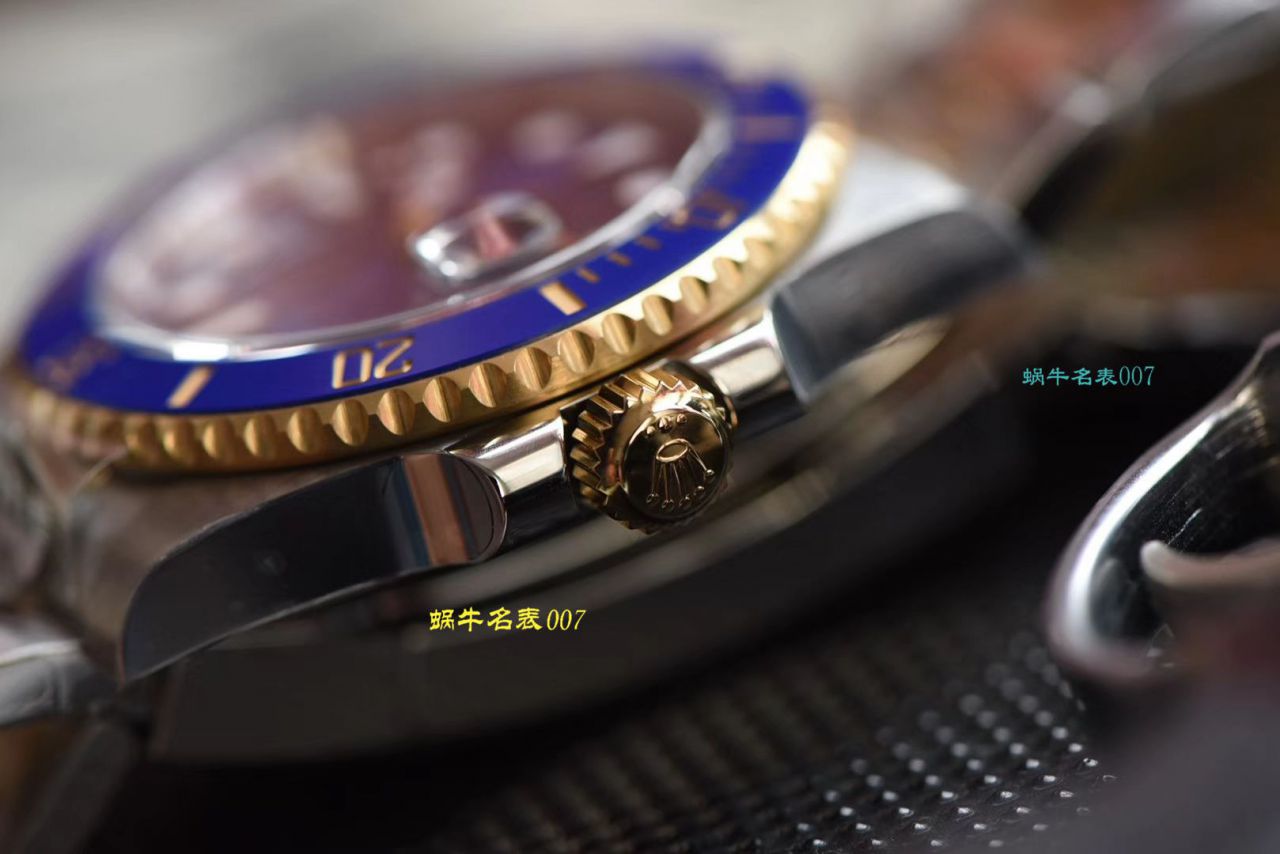 【AR厂Rolex复刻高仿表】劳力士潜航者型系列116613LB-97203 蓝盘腕表(904钢间金蓝水鬼) / R369
