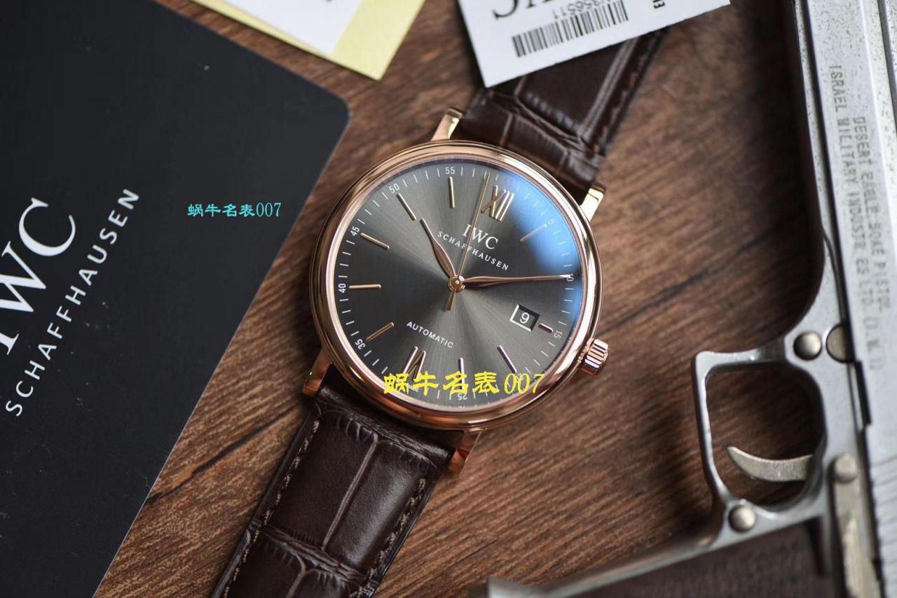 【视频评测V7厂IWC复刻表】万国表柏涛菲诺高仿IW356511腕表 / WG388