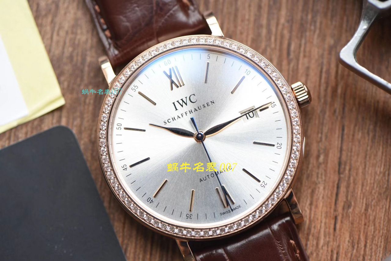 【视频评测V7厂IWC复刻表】万国表柏涛菲诺系列高仿IW356515腕表 / WG393