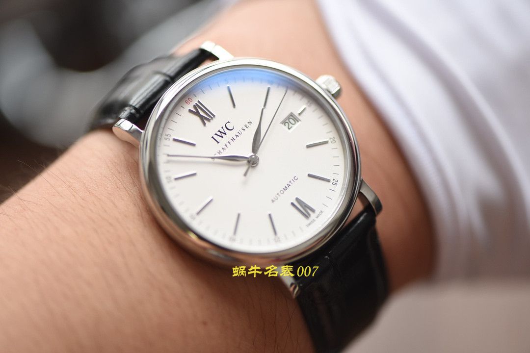 【视频评测V7厂IWC复刻高仿手表】万国表柏涛菲诺系列IW356501腕表 / WG398