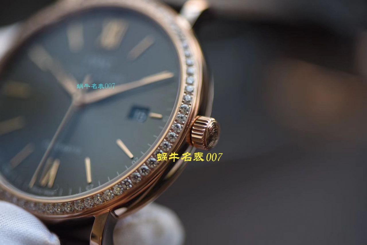 【视频评测V7厂IWC顶级复刻表】万国表柏涛菲诺高仿IW356516腕表 / WG396