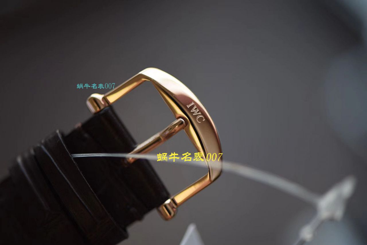 【视频评测V7厂IWC顶级复刻表】万国表柏涛菲诺高仿IW356516腕表 / WG396
