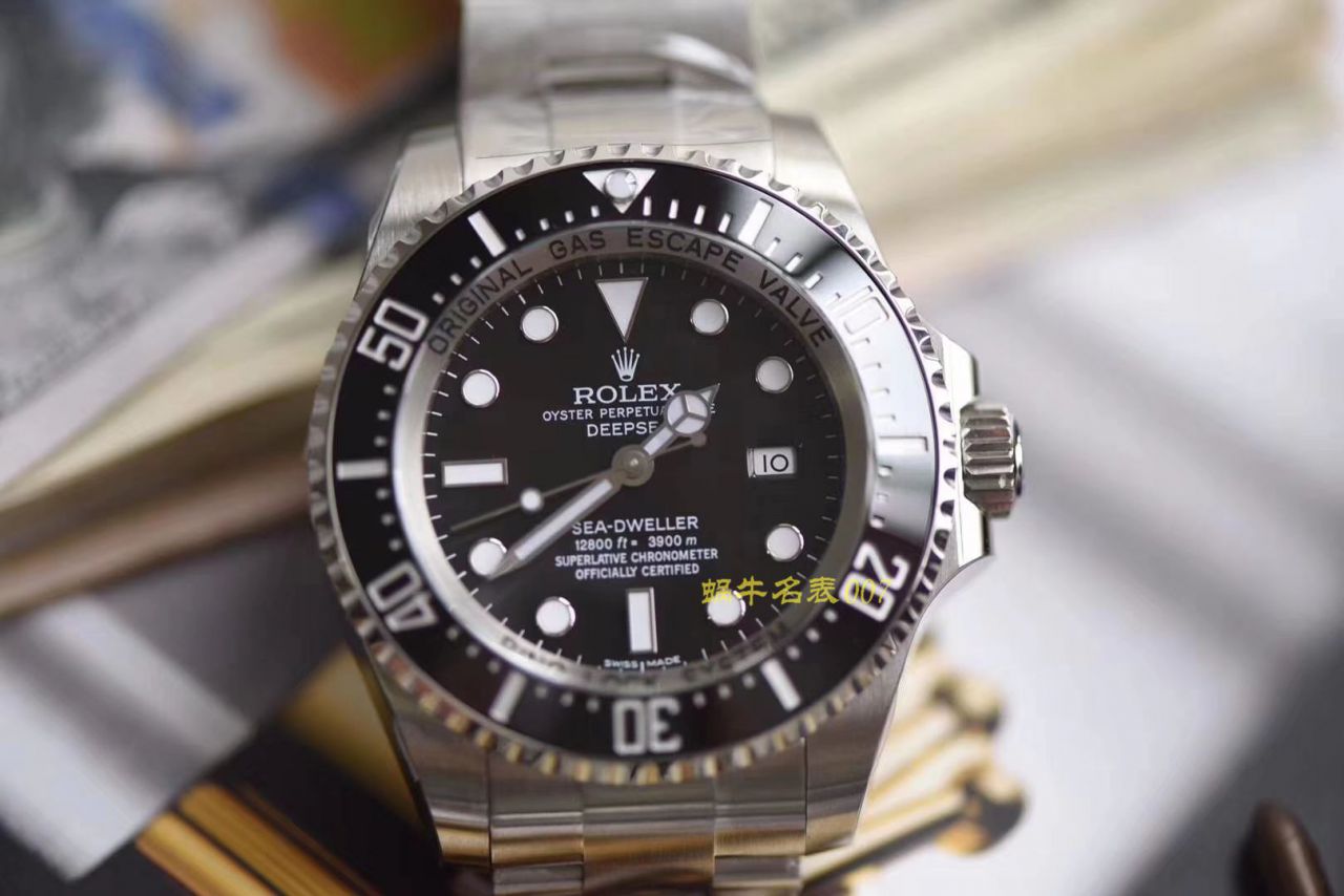 【AR厂顶级复刻手表】劳力士海使型系列116660-98210 黑盘腕表(水鬼王) / R376