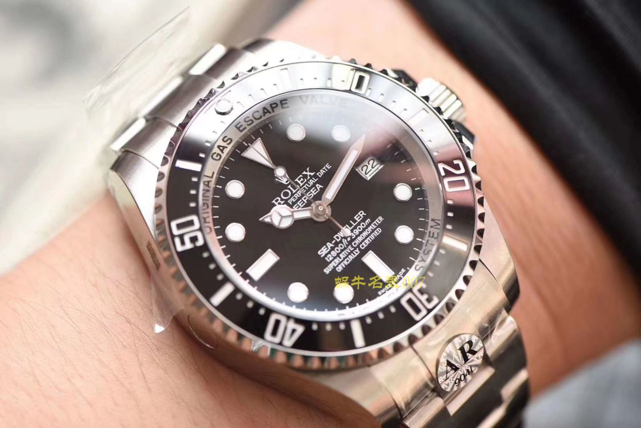 【AR厂顶级复刻手表】劳力士海使型系列116660-98210 黑盘腕表(水鬼王) 