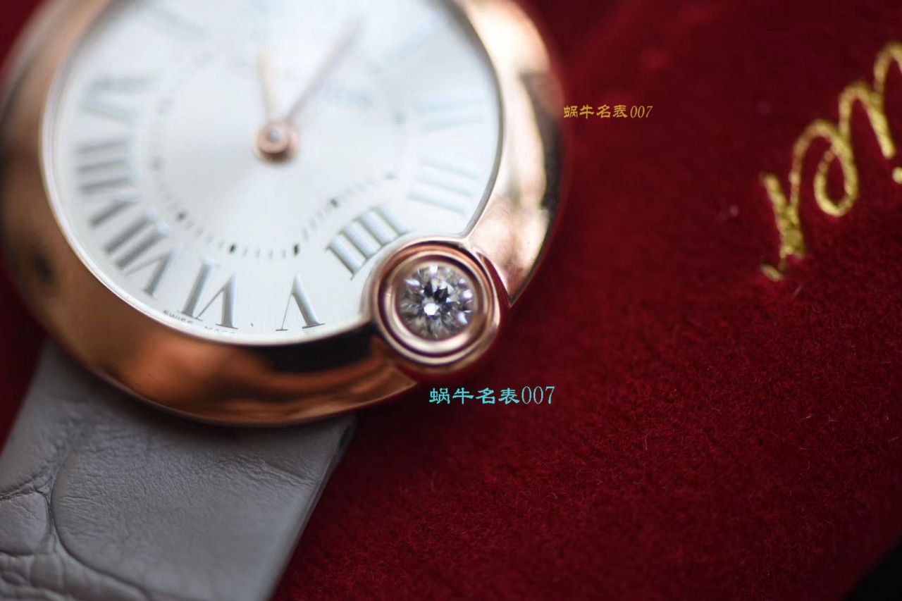【台湾厂白气球复刻高仿女表】卡地亚BALLON BLANC DE CARTIER系列WJBL0008腕表 / K229