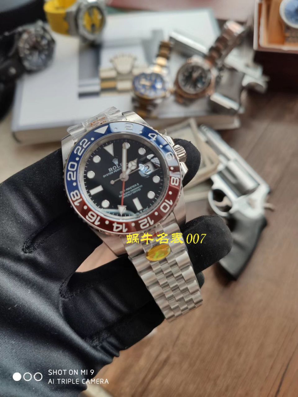 【NOOB厂Rolex顶级复刻手表】劳力士格林尼治型II系列126710BLRO-0001腕表 