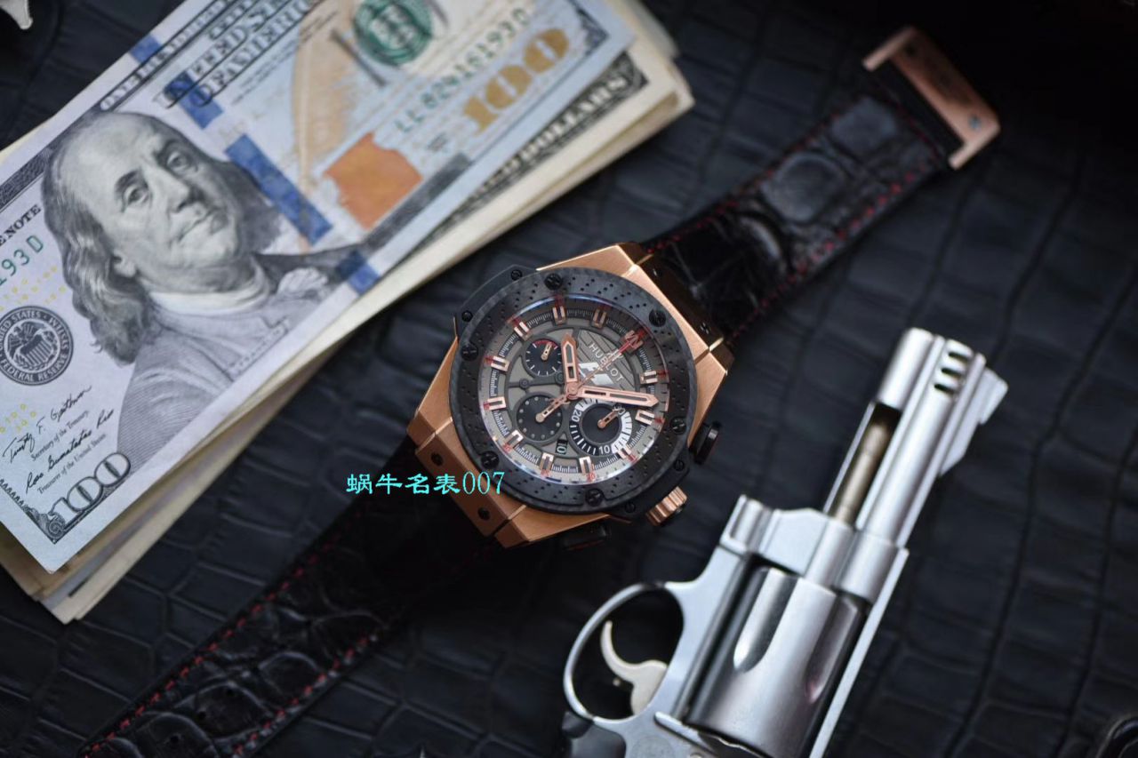 【HBBV6厂顶级复刻手表】宇舶法拉利F1 玫瑰金703.OM.6912.HR.FMC12 Hublot Big Bang F1 King Power Great Britain Limited Edition / YB072