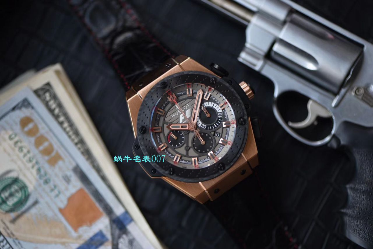 【HBBV6厂顶级复刻手表】宇舶法拉利F1 玫瑰金703.OM.6912.HR.FMC12 Hublot Big Bang F1 King Power Great Britain Limited Edition / YB072