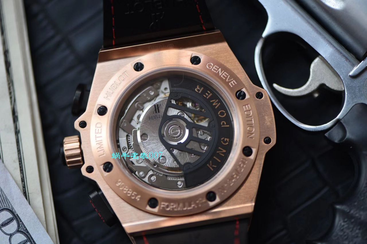 【HBBV6厂顶级复刻手表】宇舶法拉利F1 玫瑰金703.OM.6912.HR.FMC12 Hublot Big Bang F1 King Power Great Britain Limited Edition / YB072