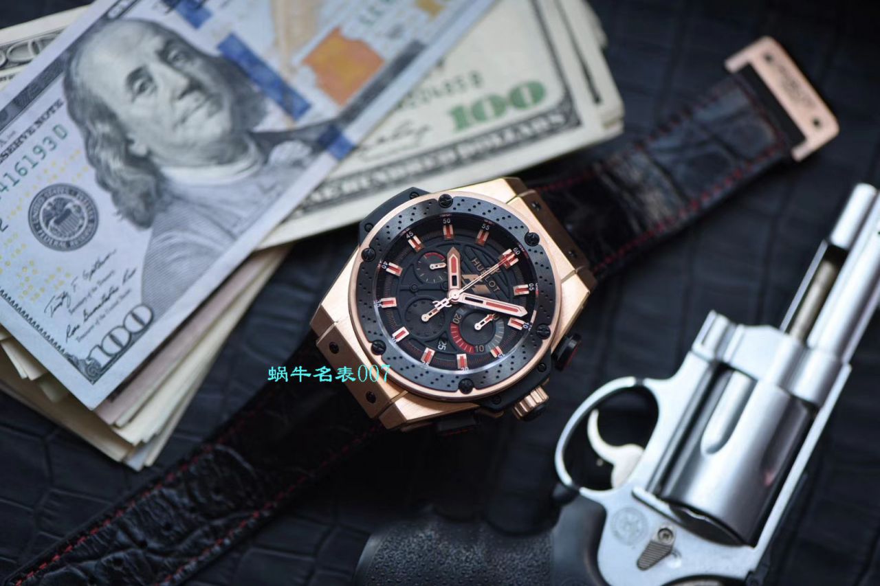 【HBBV6厂顶级复刻手表】宇舶法拉利F1 玫瑰金703.OM.6912.HR.FMC12 Hublot  F1 King Power Great Britain Limited Edition / YB072