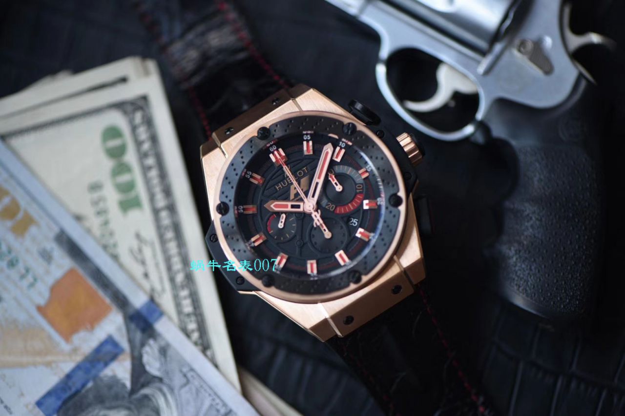 【HBBV6厂顶级复刻手表】宇舶法拉利F1 玫瑰金703.OM.6912.HR.FMC12 Hublot  F1 King Power Great Britain Limited Edition / YB072