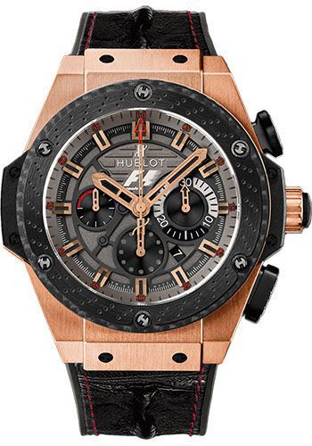 【HBBV6厂顶级复刻手表】宇舶法拉利F1 玫瑰金703.OM.6912.HR.FMC12 Hublot Big Bang F1 King Power Great Britain Limited Edition / YB072