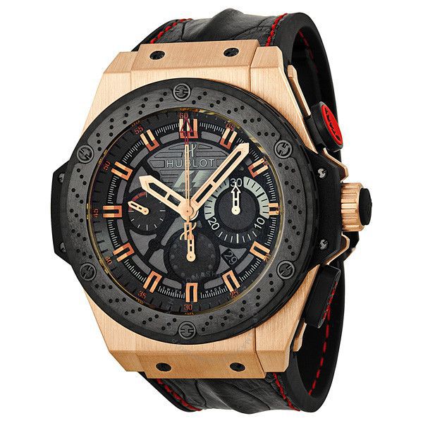 【HBBV6厂顶级复刻手表】宇舶法拉利F1 玫瑰金703.OM.6912.HR.FMC12 Hublot Big Bang F1 King Power Great Britain Limited Edition 