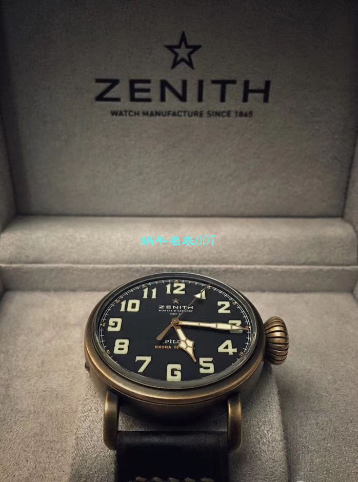 【XF厂Zenith青铜大飞复刻高仿手表】真力时飞行员系列29.2430.679/21.C753腕表 / ZLS039
