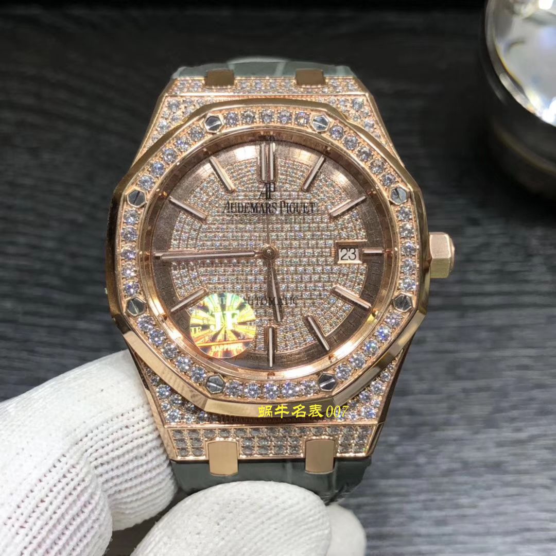 【视频评测JF厂Audemars Piguet复刻手表】爱彼皇家橡树系列15402OR.ZZ.D003CR.01腕表 